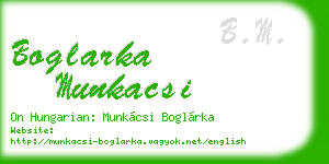 boglarka munkacsi business card